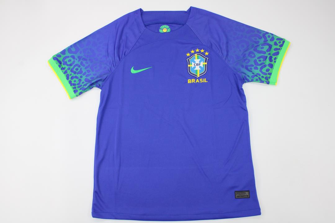 AAA Quality Brazil 2022 World Cup Away Soccer Jersey